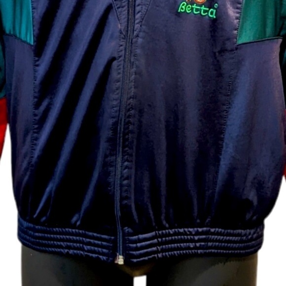 VINTAGE colour block track jacket large - Picture 3 of 8
